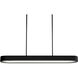 Beyond Marquis LED 46.5 inch Black Linear Pendant Ceiling Light, Beyond