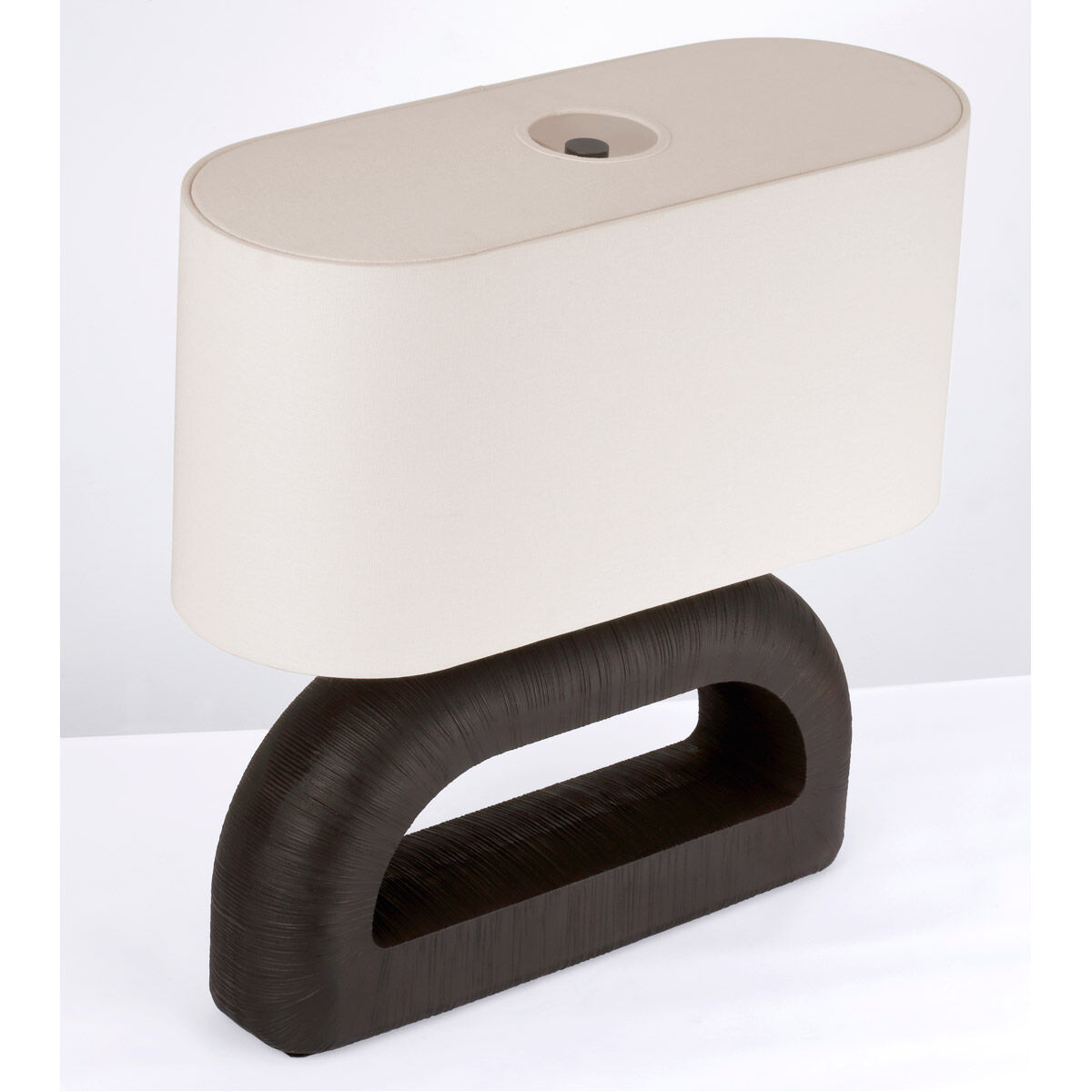 Kelly Wearstler Utopia 20 inch 15.00 watt Aged Iron Combed Console Lamp Portable Light