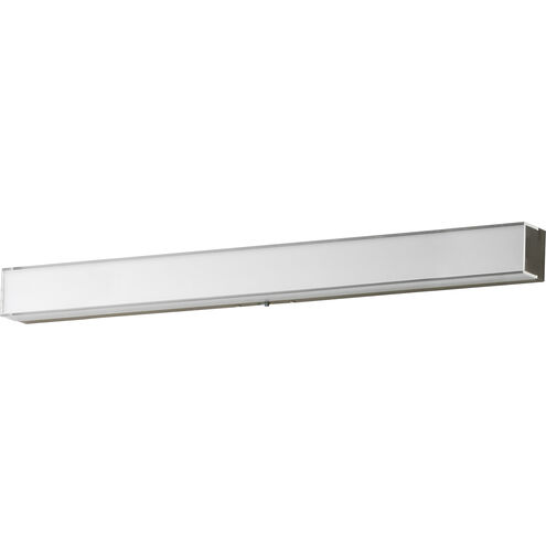 Edge LED 30 inch Satin Nickel Bath Vanity Light Wall Light