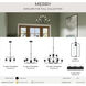 Merry 5 Light 22 inch Black Chandelier Ceiling Light