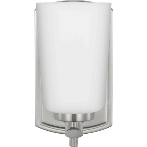 Adley 1 Light 4.5 inch Brushed Nickel Bath Vanity Light Wall Light