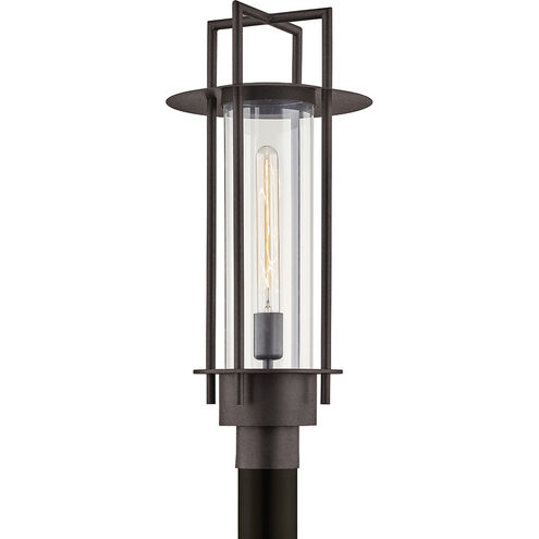 Carroll Park 1 Light 24 inch Textured Bronze Post Lantern