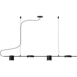 Counterpoint LED 42 inch Satin Black Pendant Ceiling Light