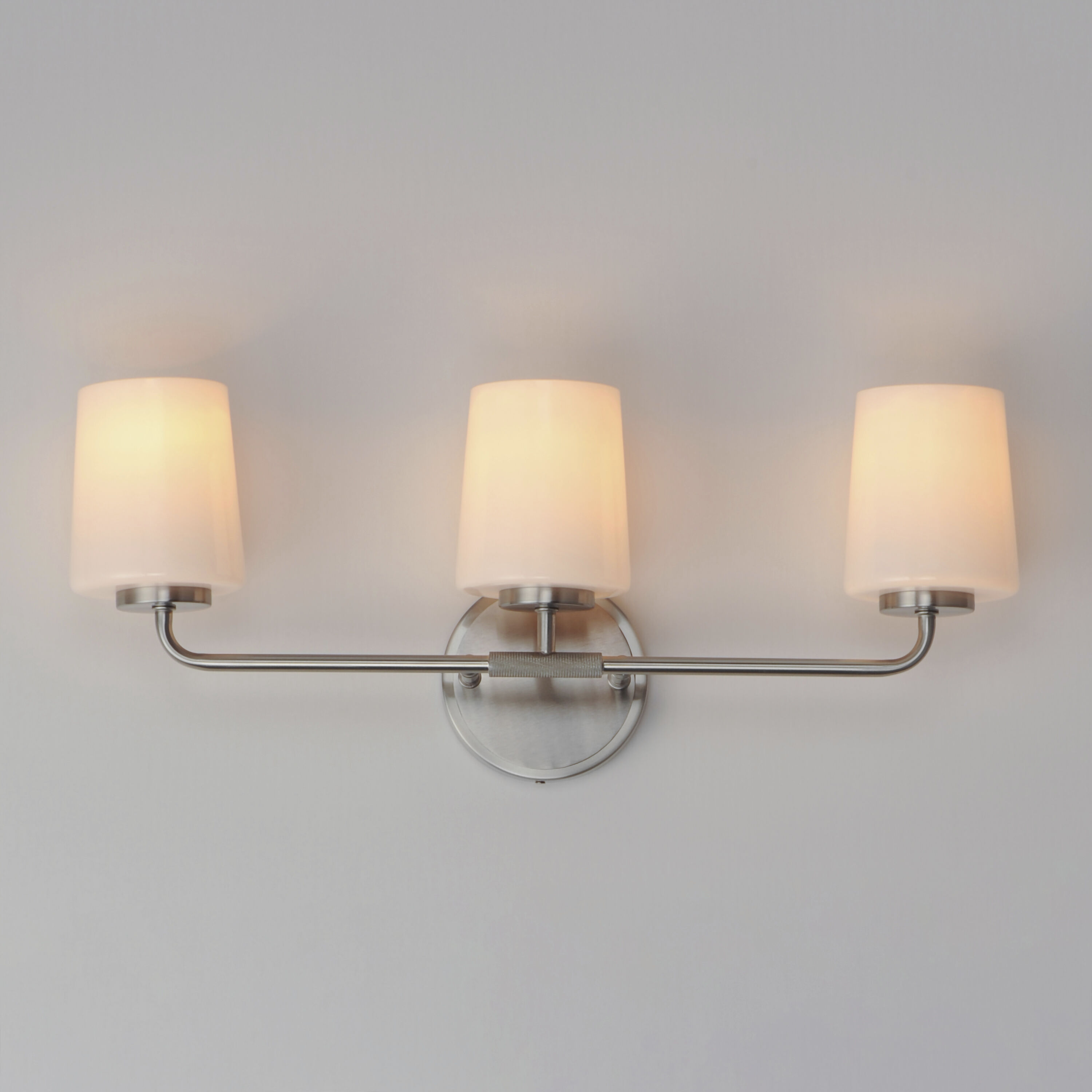 Durham 3 Light 23 inch Satin Nickel Bath Vanity Wall Light