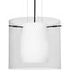 Pahu 12 LED Black Cable Pendant Ceiling Light