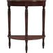 Bellini Demilune Console Table in Medium Brown