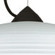 Pape 10 LED Black Cord Pendant Ceiling Light