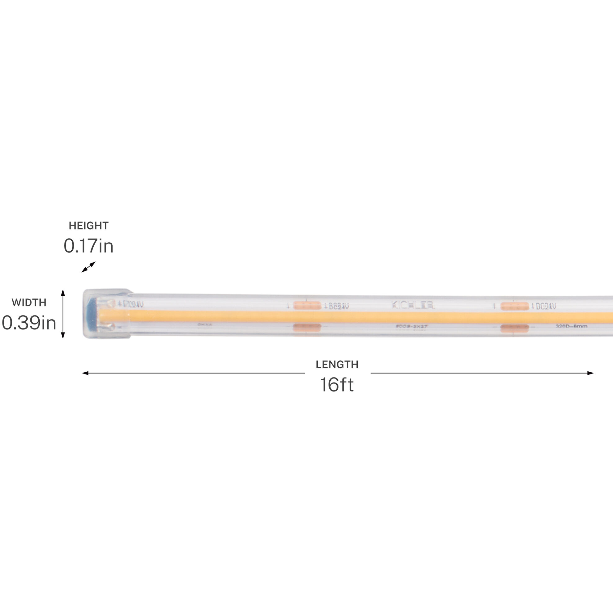 6T Series COB Wet White 3000K 192 inch Tape Light, High