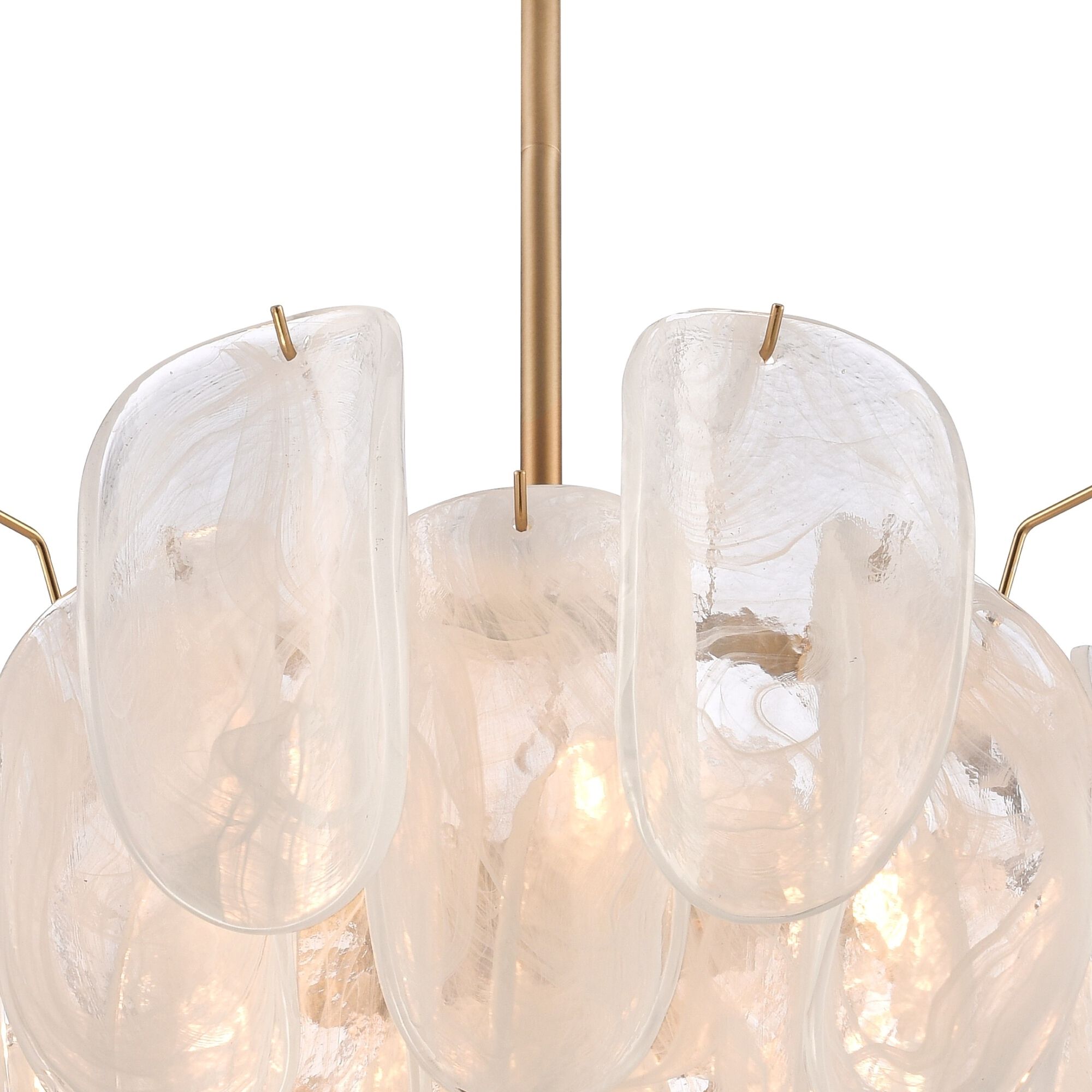 Chateau 7 Light 26 inch Satin Brass Pendant Ceiling Light