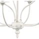Hartford 9 Light 29 inch Farmhouse White Chandelier Ceiling Light
