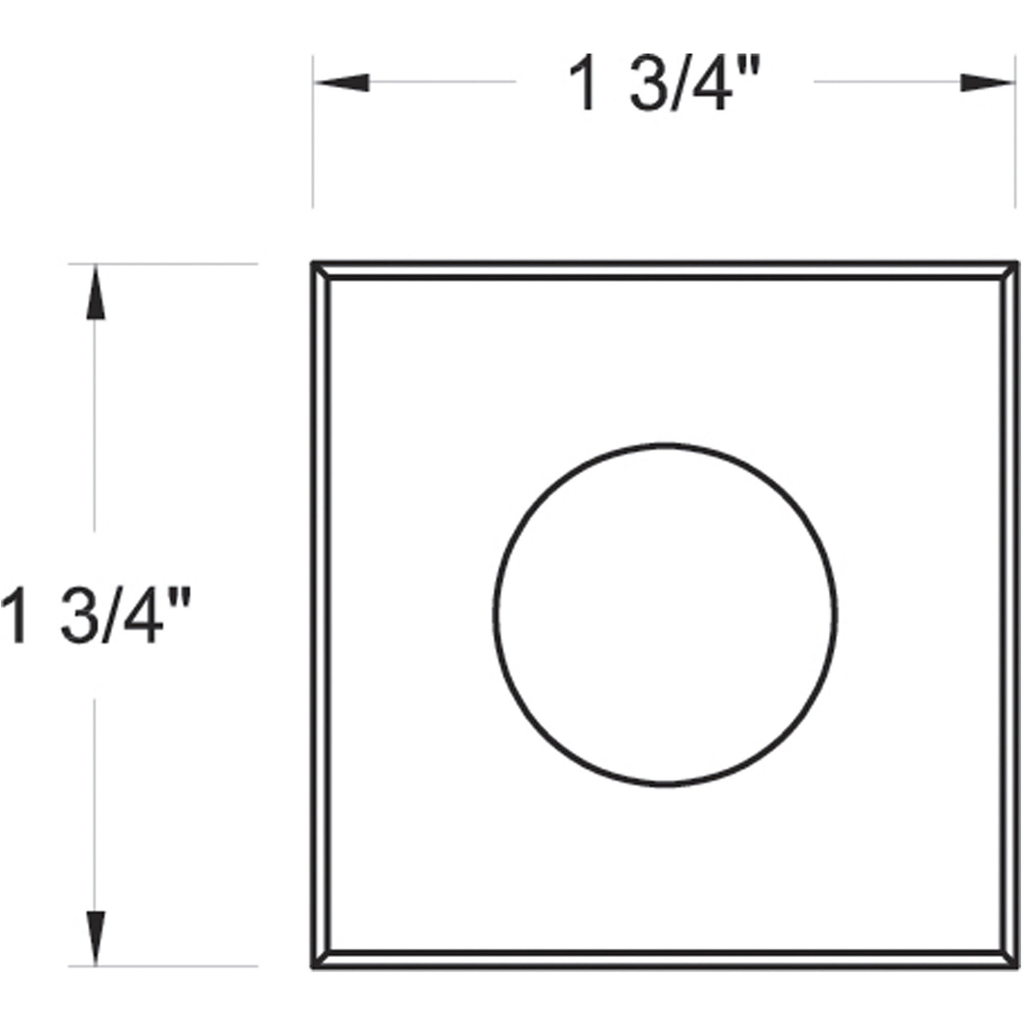 Sparta Dot 12v 2.50 watt Stainless Steel Landscape Button Light, Square