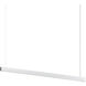 Lithe 1 Light 72 inch Natural Anodized Pendant Ceiling Light