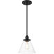 Barwell 1 Light 10 inch Coal Black Mini Pendant Ceiling Light