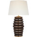 Kelly Wearstler Phoebe 35.5 inch 15.00 watt Crystal Bronze Stacked Table Lamp Portable Light, Extra Large