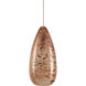 Rame 1 Light 5.5 inch Copper/Silver/Painted Silver Multi-Drop Pendant Ceiling Light