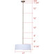 Rexton 3 Light 17 inch Matte White and Gold Chandelier Ceiling Light