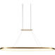 Eerie LED 47.25 inch Antique Brass Pendant Ceiling Light