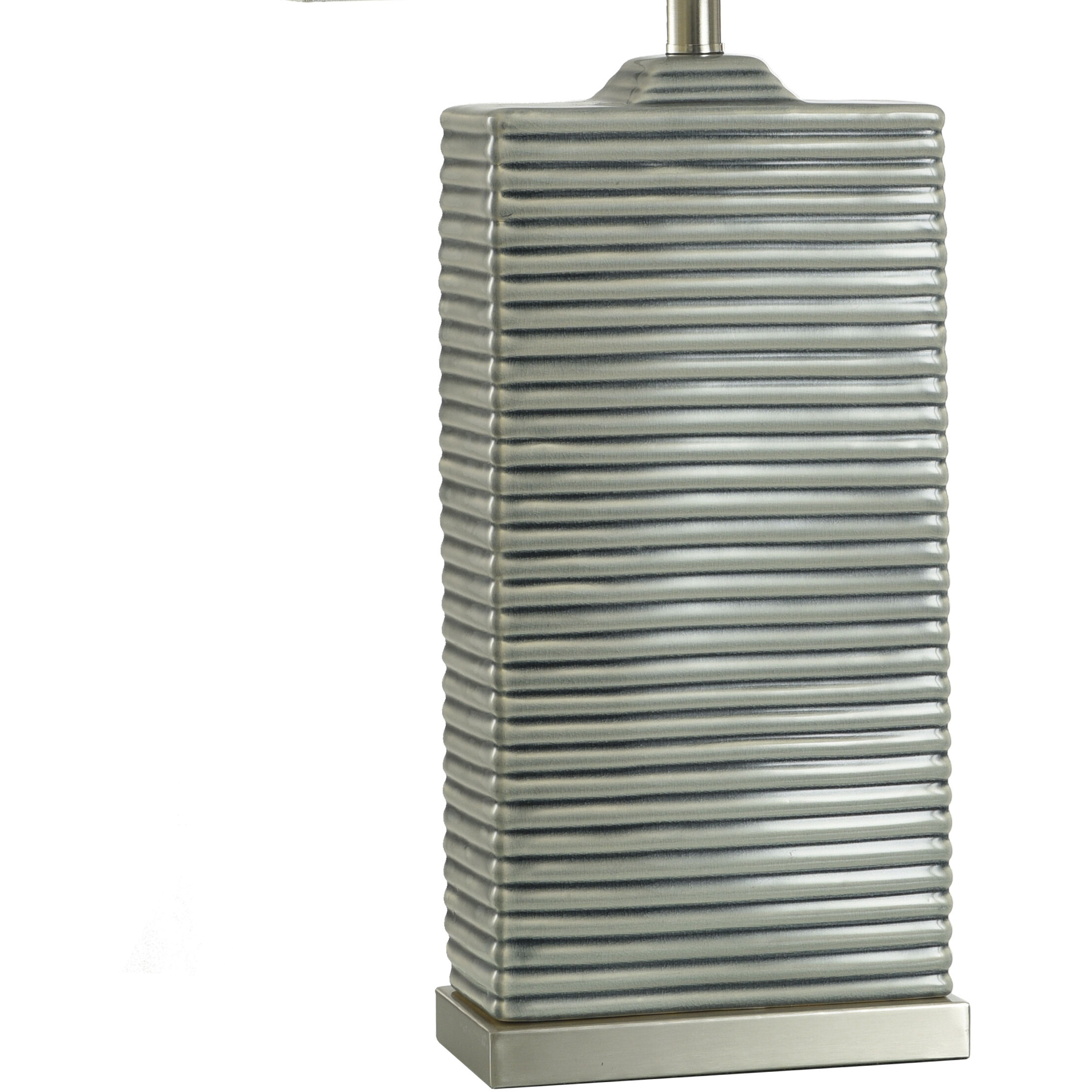 Choi 32.75 inch 100 watt Grey Table Lamp Portable Light