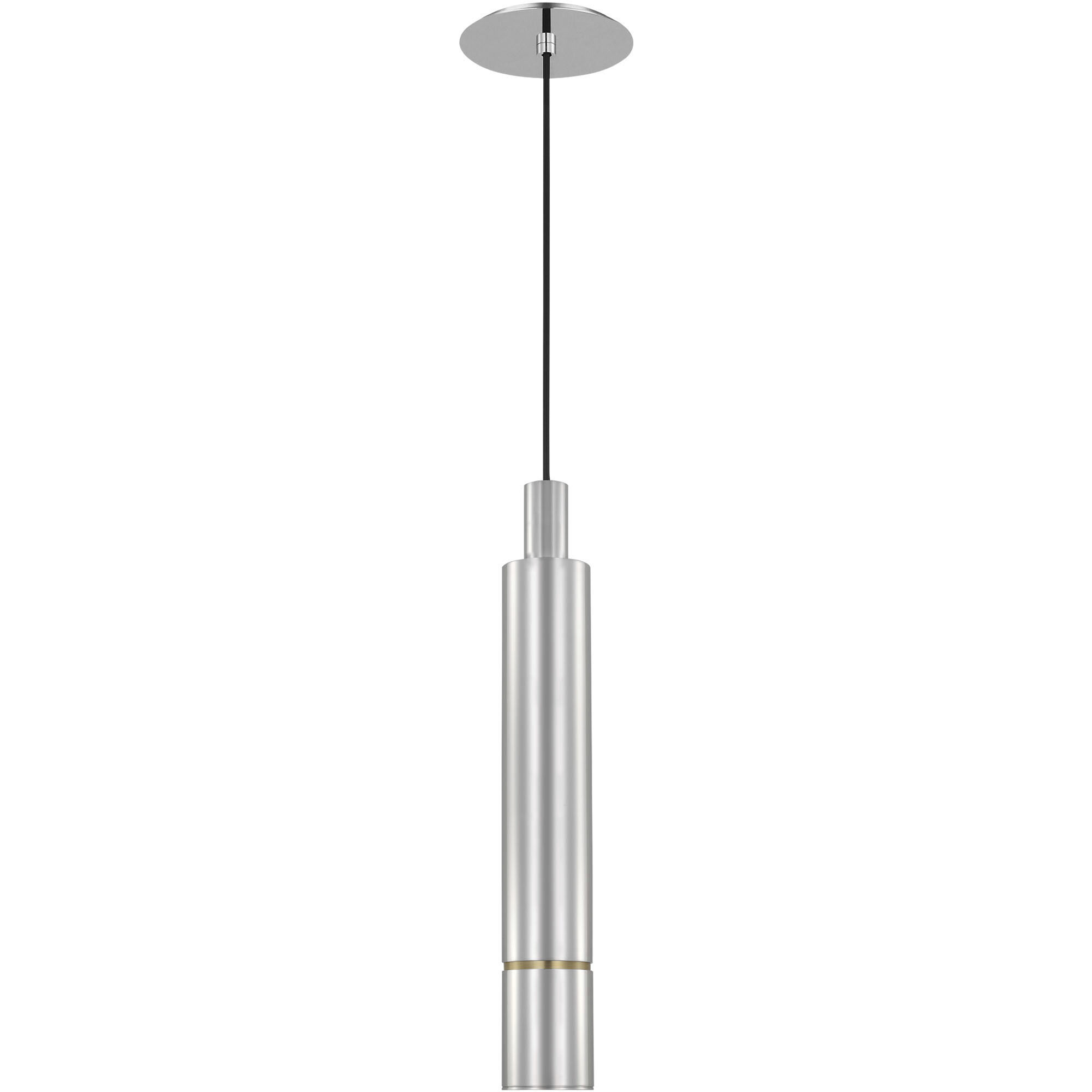 Mick De Giulio Sottile LED 3 inch Polished Stainless Steel Line-Voltage Pendant Ceiling Light