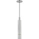 Mick De Giulio Sottile LED 3 inch Polished Stainless Steel Line-Voltage Pendant Ceiling Light