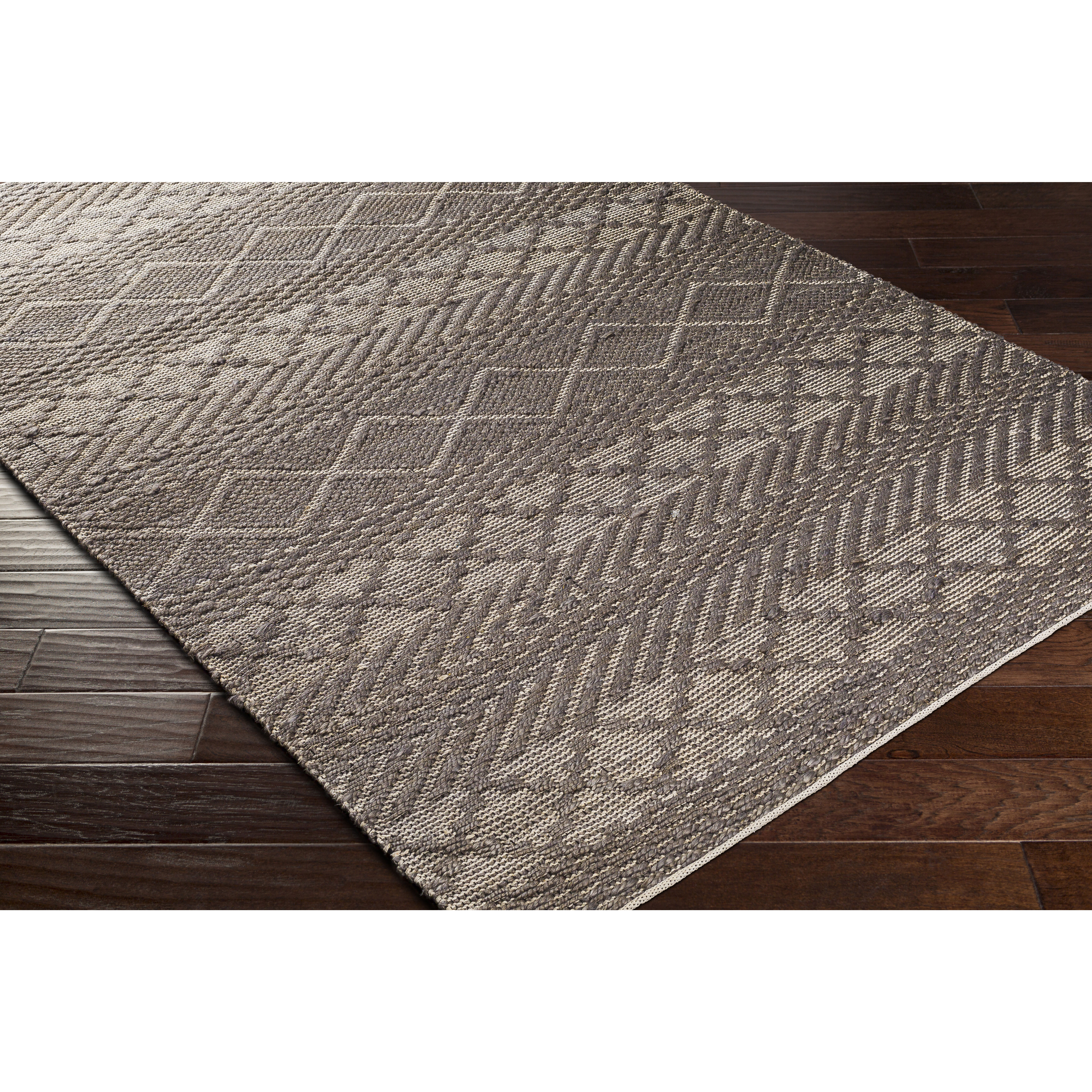 Santa Barbara 96 X 30 inch Charcoal Rug in 2.5 x 8, Runner