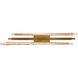 Saber 50 inch Brass Chandelier Ceiling Light