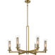 Emmerham 6 Light 32 inch Soft Brass Chandelier Ceiling Light