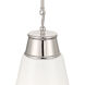 Bellaryn 1 Light 11.25 inch Polished Nickel Pendant Ceiling Light