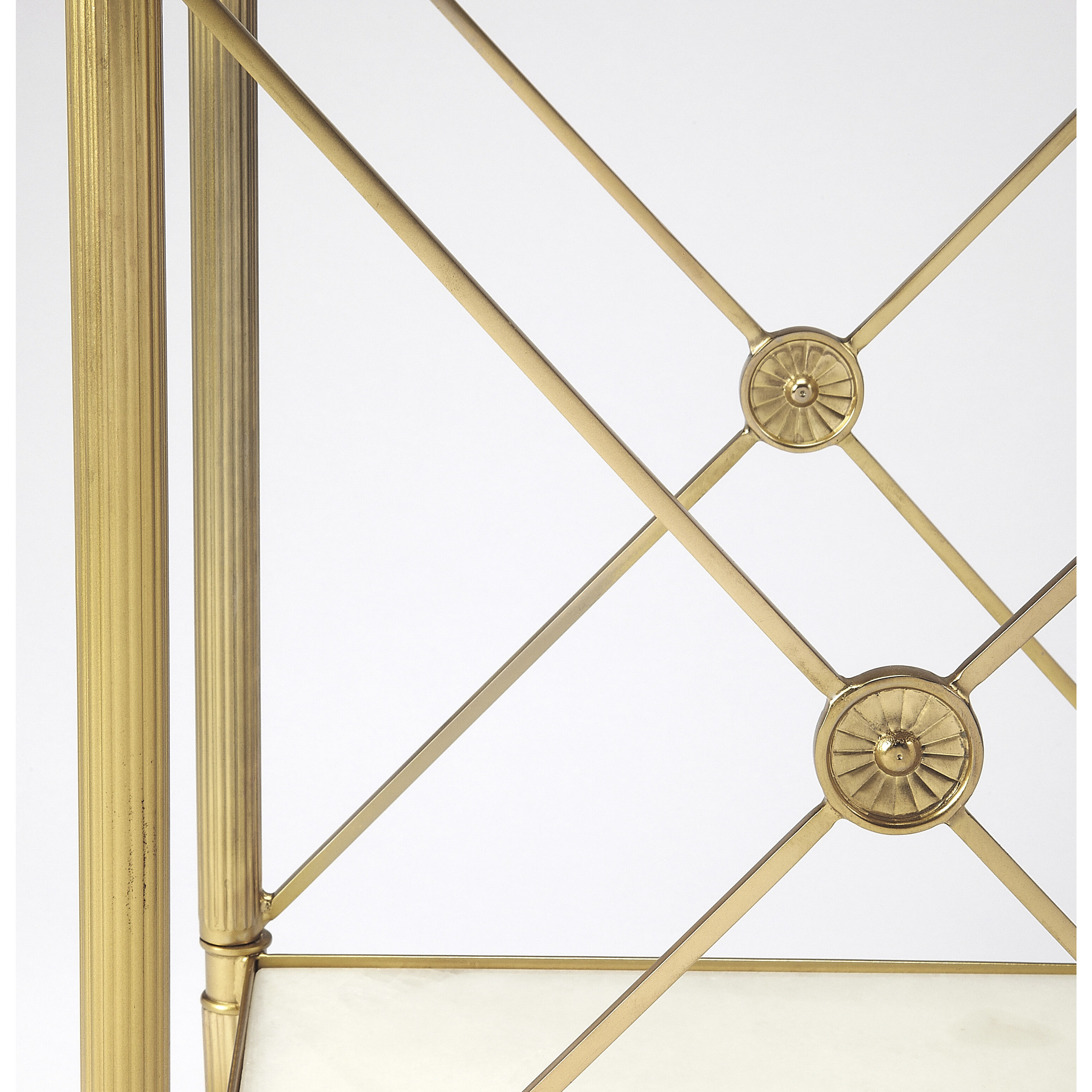 Taren Gold 23 X 16 inch Metalworks Accent Table