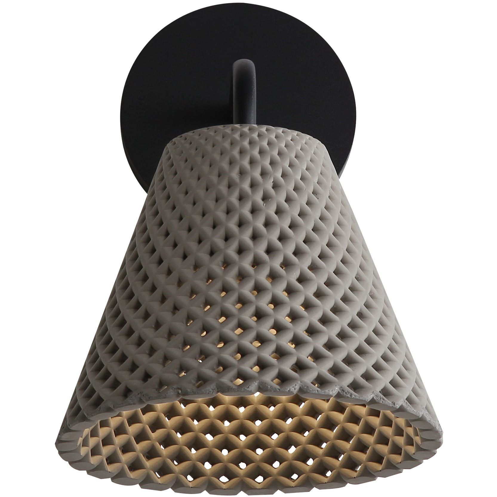 Clarus LED 8.88 inch Grey Cement Outdoor Wall