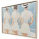 Paragon White and Blue and Brown and Multi Canvas