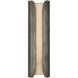 Anne-Marie Barton Armise Sconce Wall Light in Mottled Pewter