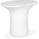 Yumi 23.5 X 20 inch White Outdoor Accent Table