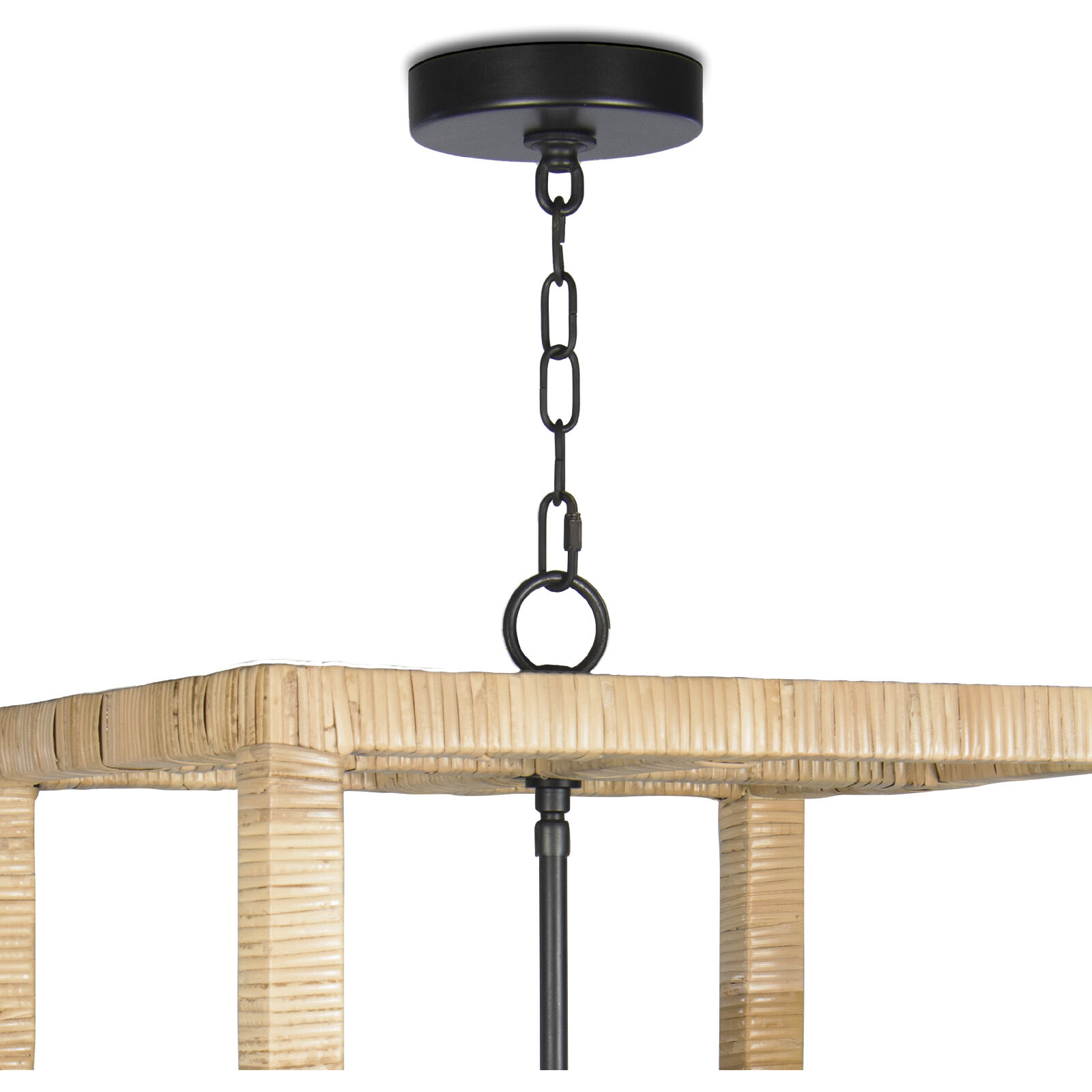 Newport 4 Light 17 inch Natural Ceiling Lantern Ceiling Light, Large