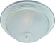 Essentials - 583x 3 Light 16 inch Textured White Flush Mount Ceiling Light