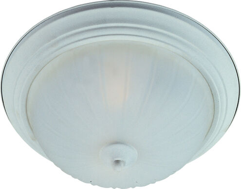 Essentials - 583x 3 Light 15.5 inch Textured White Flush Mount Ceiling Light