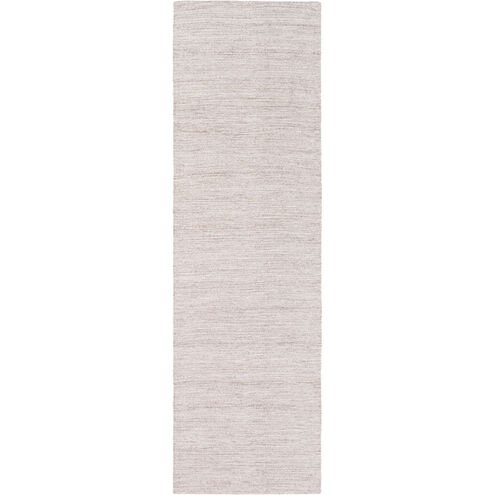 Holmes 96 X 30 inch Brown and Neutral Runner, Viscose and Wool
