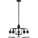 Lawrenceville 5 Light 24 inch Black Chandelier Ceiling Light