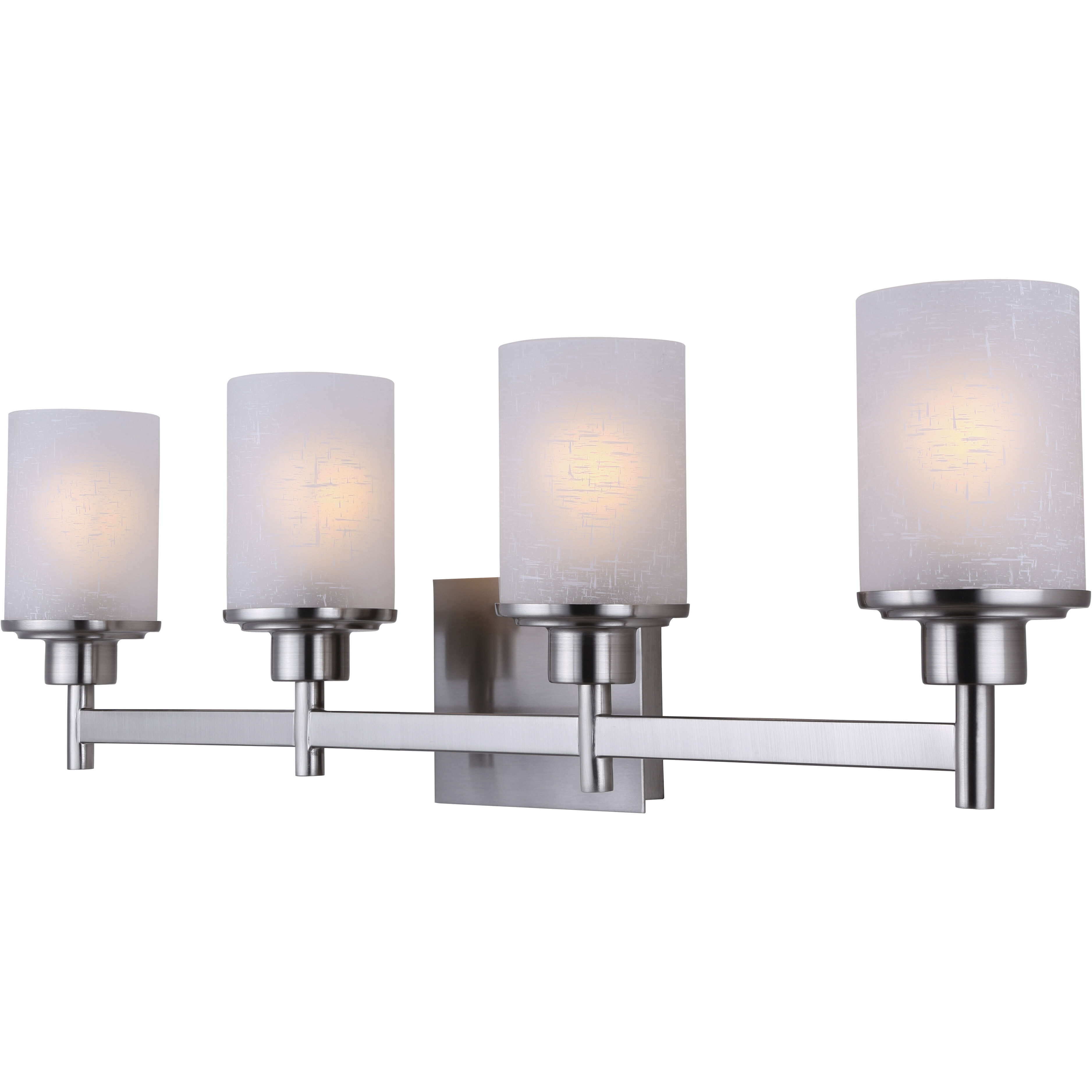 Madison 4 Light 30 inch Brushed Nickel Vanity Light Wall Light