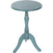 Harbor Breeze 24 X 15 inch Teal Wash Pedestal Side Table