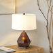 Artifact 22 inch 40 watt Dark Walnut and Espresso Bronze Table Lamp Portable Light