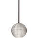 Kristall 8 1 Light Bronze Stem Pendant Ceiling Light