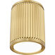 Stari LED 6.25 inch Modern Gold Flush Mount Ceiling Light
