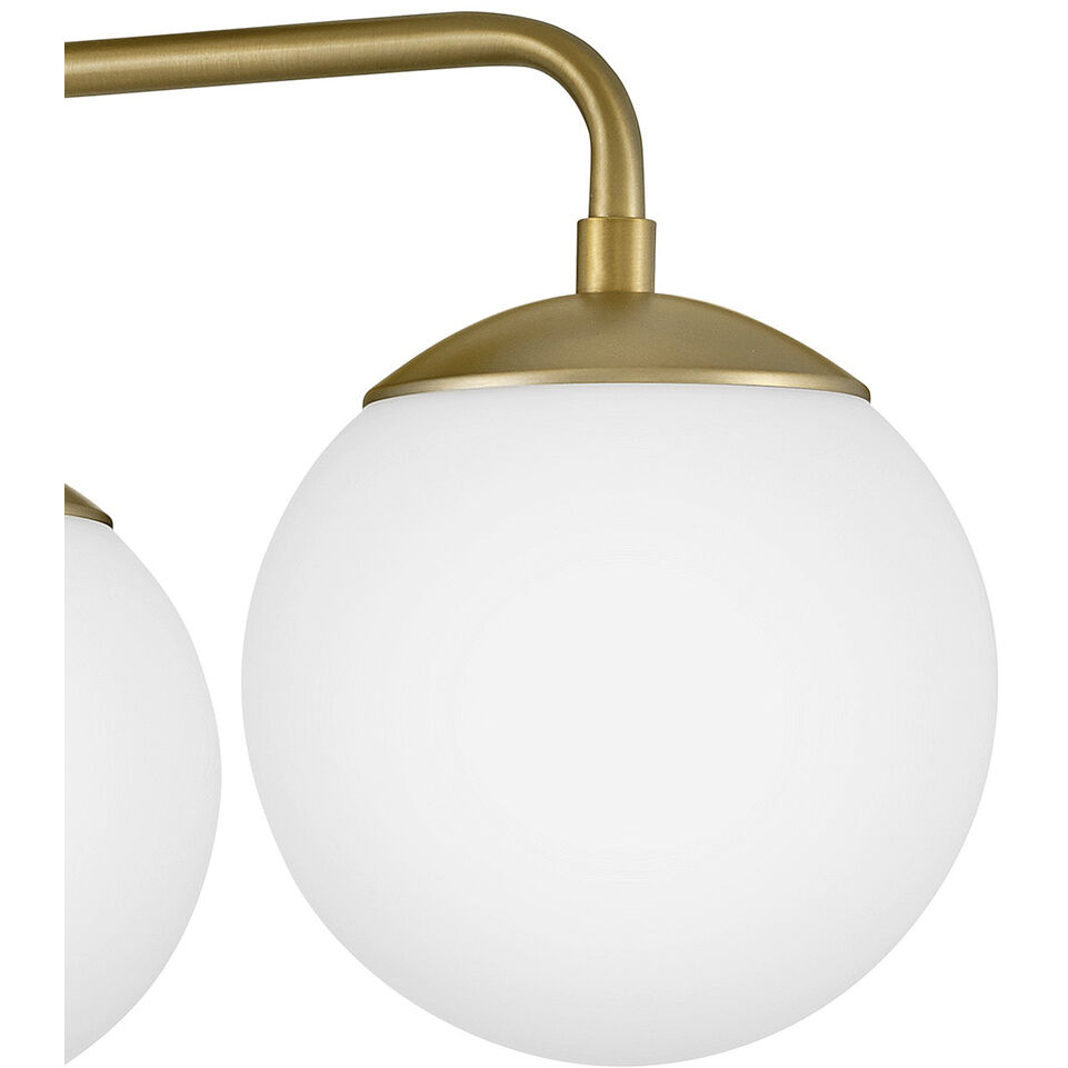 Julep LED 20 inch Lacquered Brass Foyer Light Ceiling Light, Semi-Flush Mount