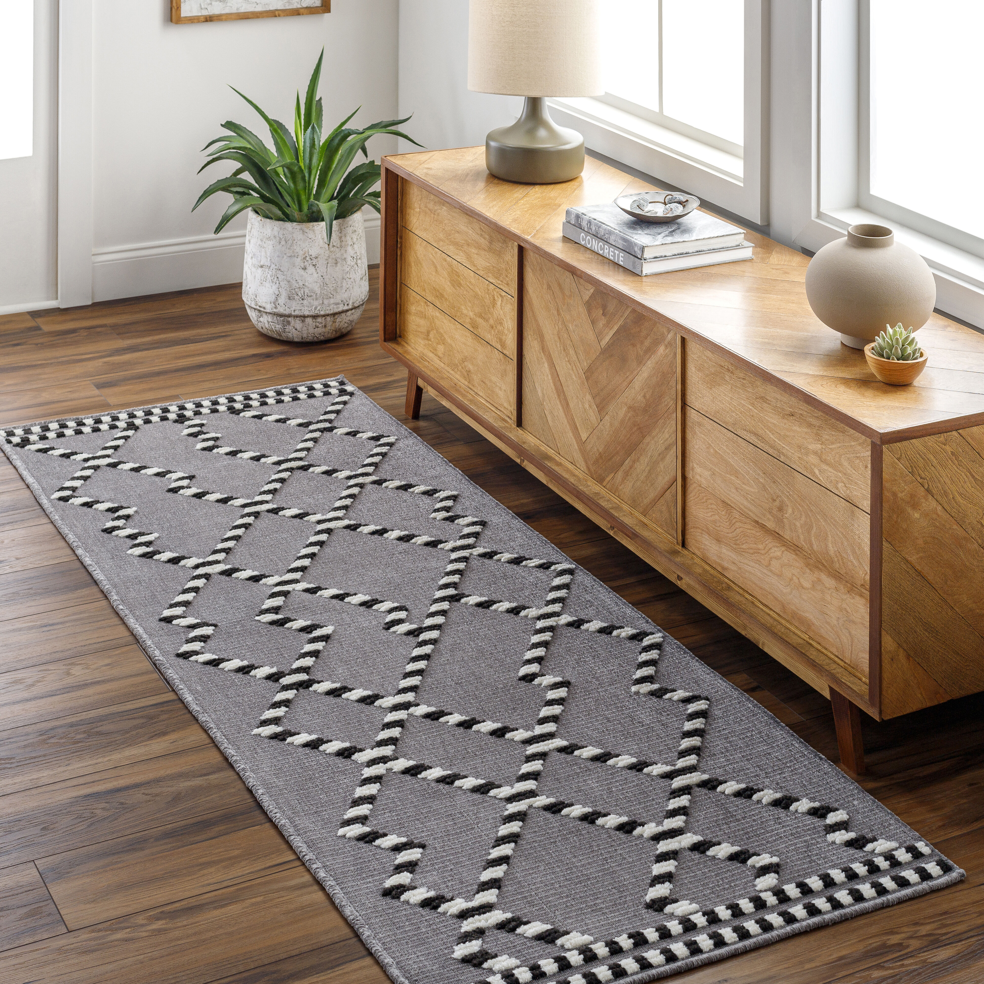 Lyna 86 X 31 inch Sage Rug, Runner