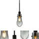 Wish 1 Light Black Pendant Ceiling Light