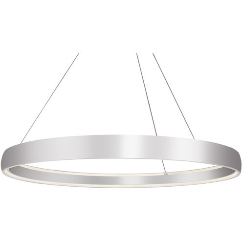 Halo LED 71.63 inch Brushed Silver Pendant Ceiling Light