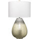 Damsel 28 inch 150.00 watt Etched Mercury Glass Table Lamp Portable Light