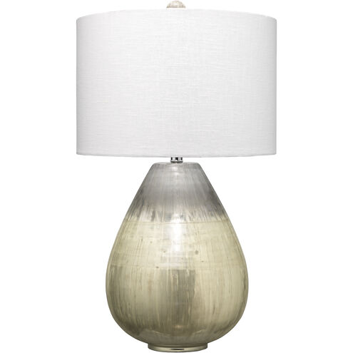 Damsel 28 inch 150.00 watt Etched Mercury Glass Table Lamp Portable Light
