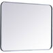Evermore 32 X 24 inch Silver Mirror